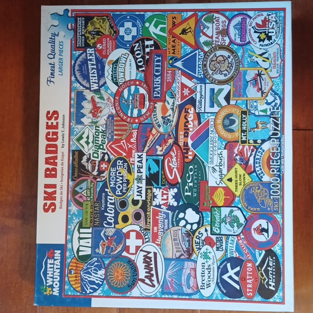 🧩Ski Badges 1000-Piece Puzzle